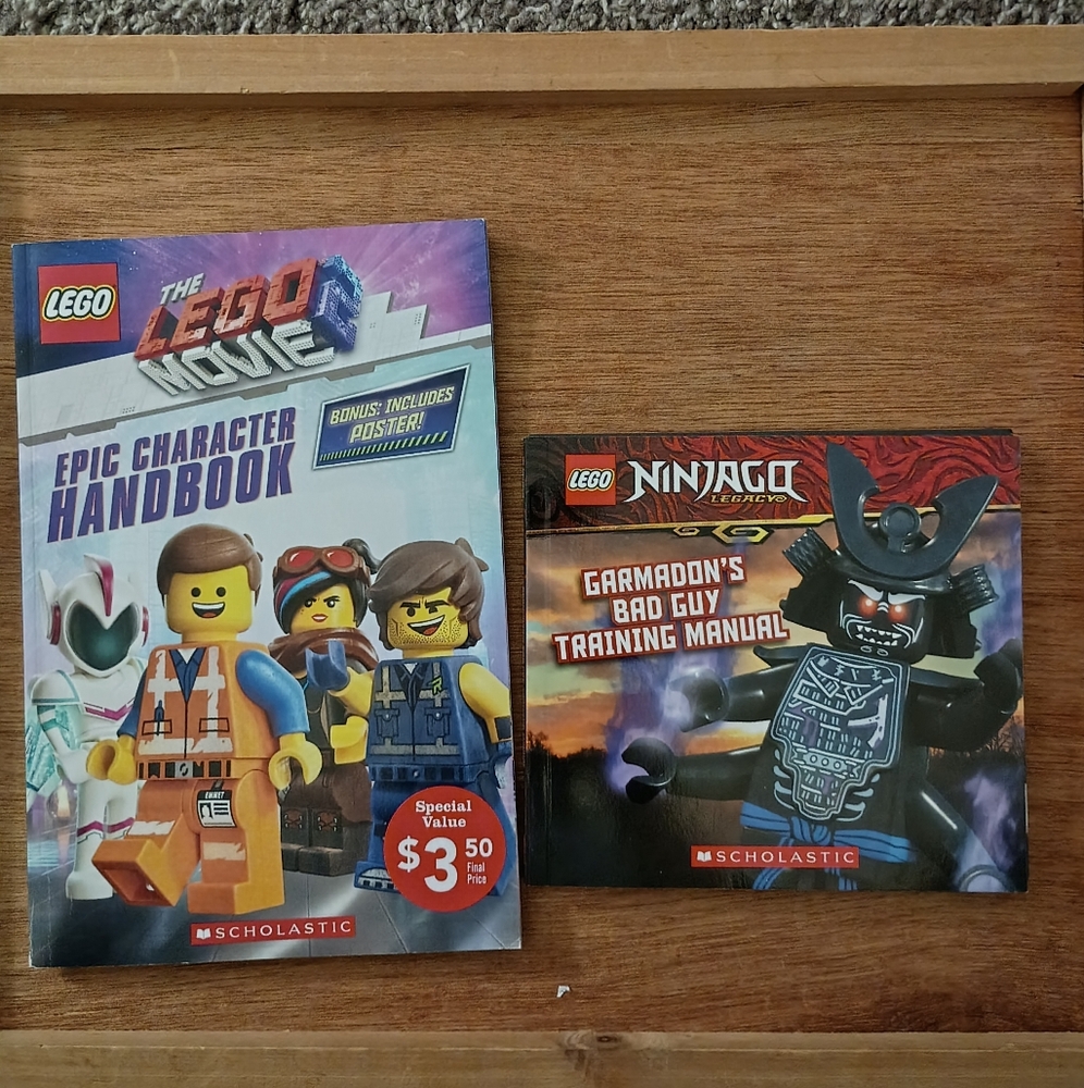 LEGO Books, Lego Movie Character, Garamadon's Bad Guy Training Manual, NWT